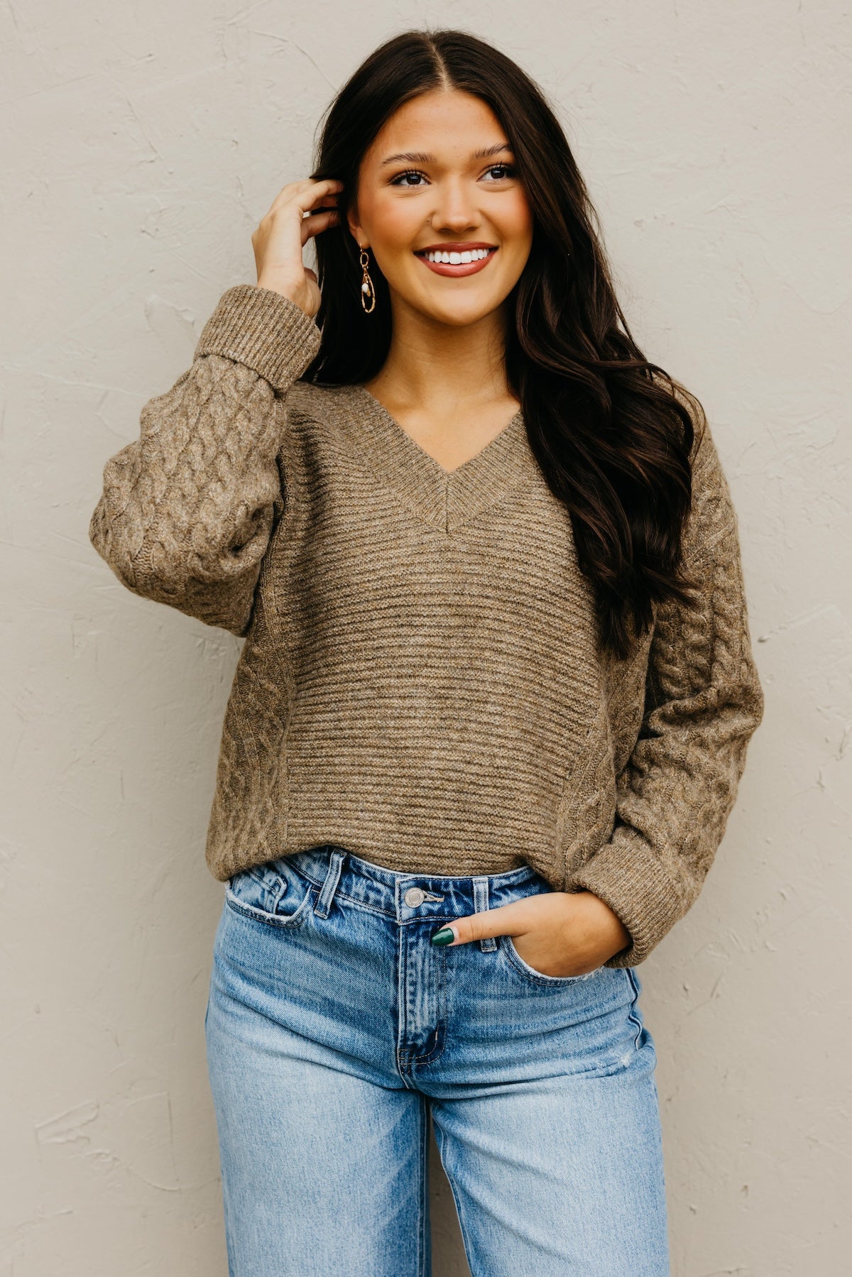 The Jene Cable Knit Sweater