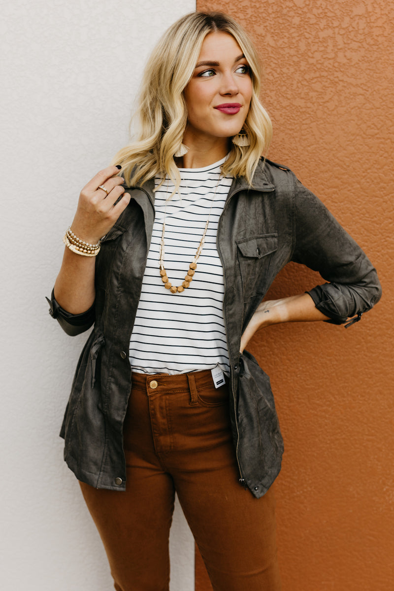 The Lyanna Longline Utility Jacket