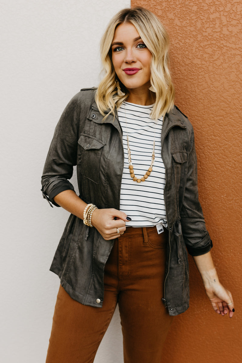 The Lyanna Longline Utility Jacket