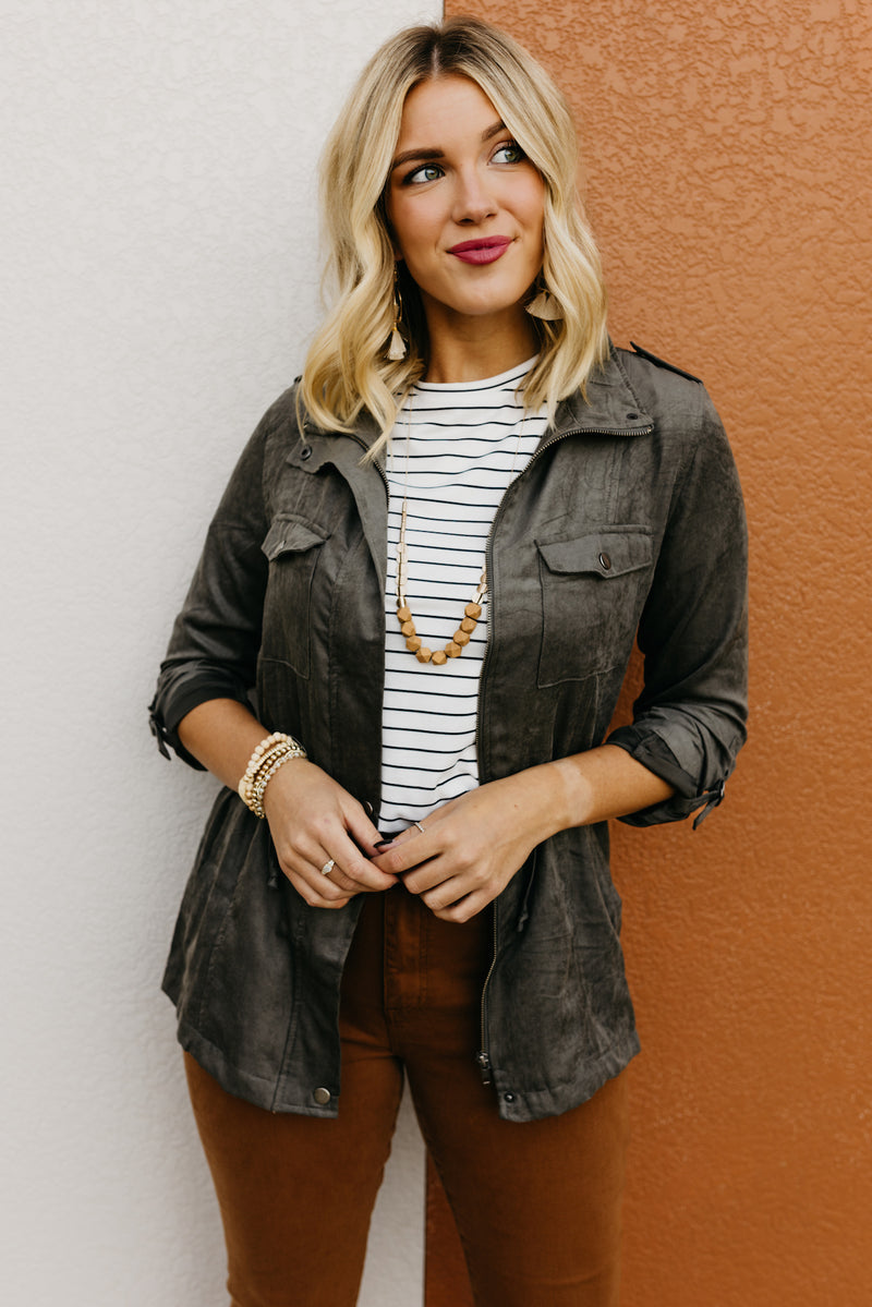 The Lyanna Longline Utility Jacket