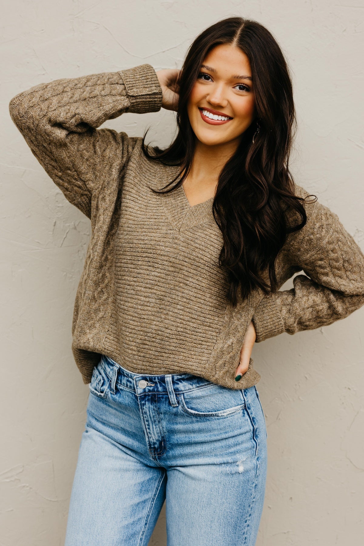 The Jene Cable Knit Sweater