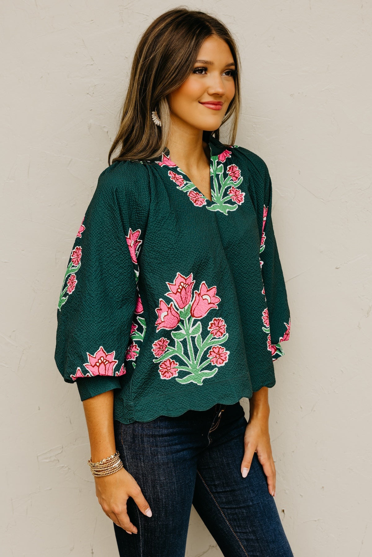 The Missy Floral Woven Top