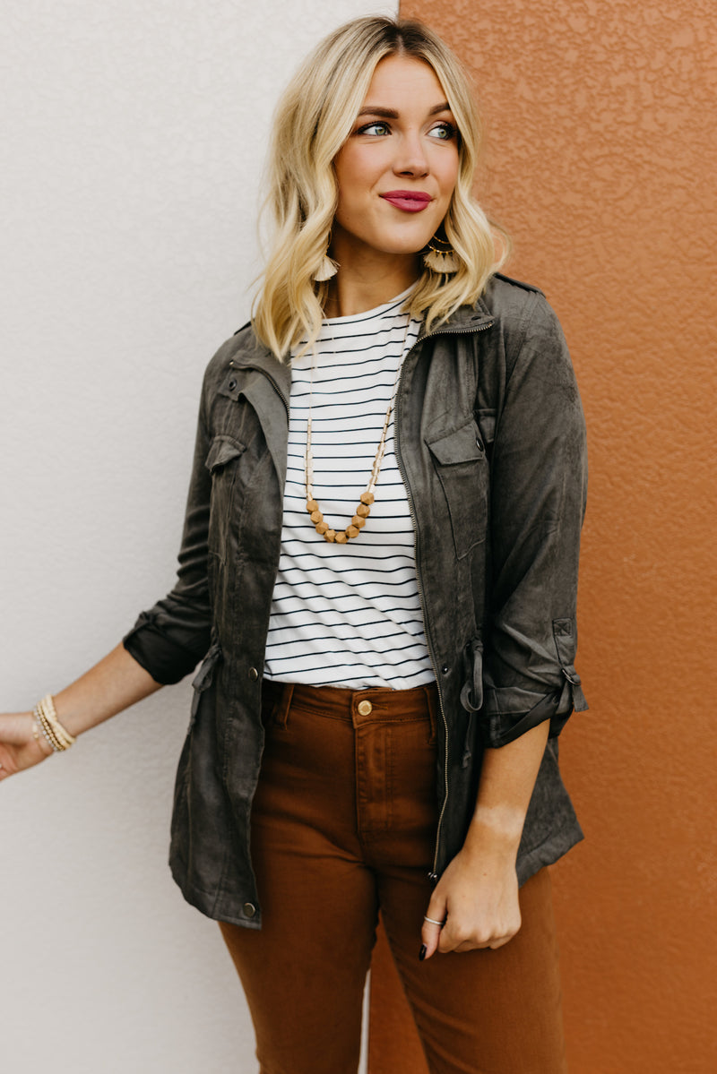The Lyanna Longline Utility Jacket