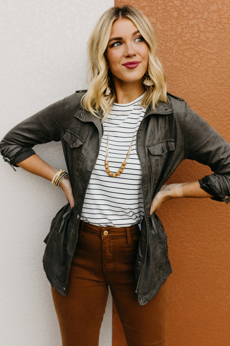 The Lyanna Longline Utility Jacket
