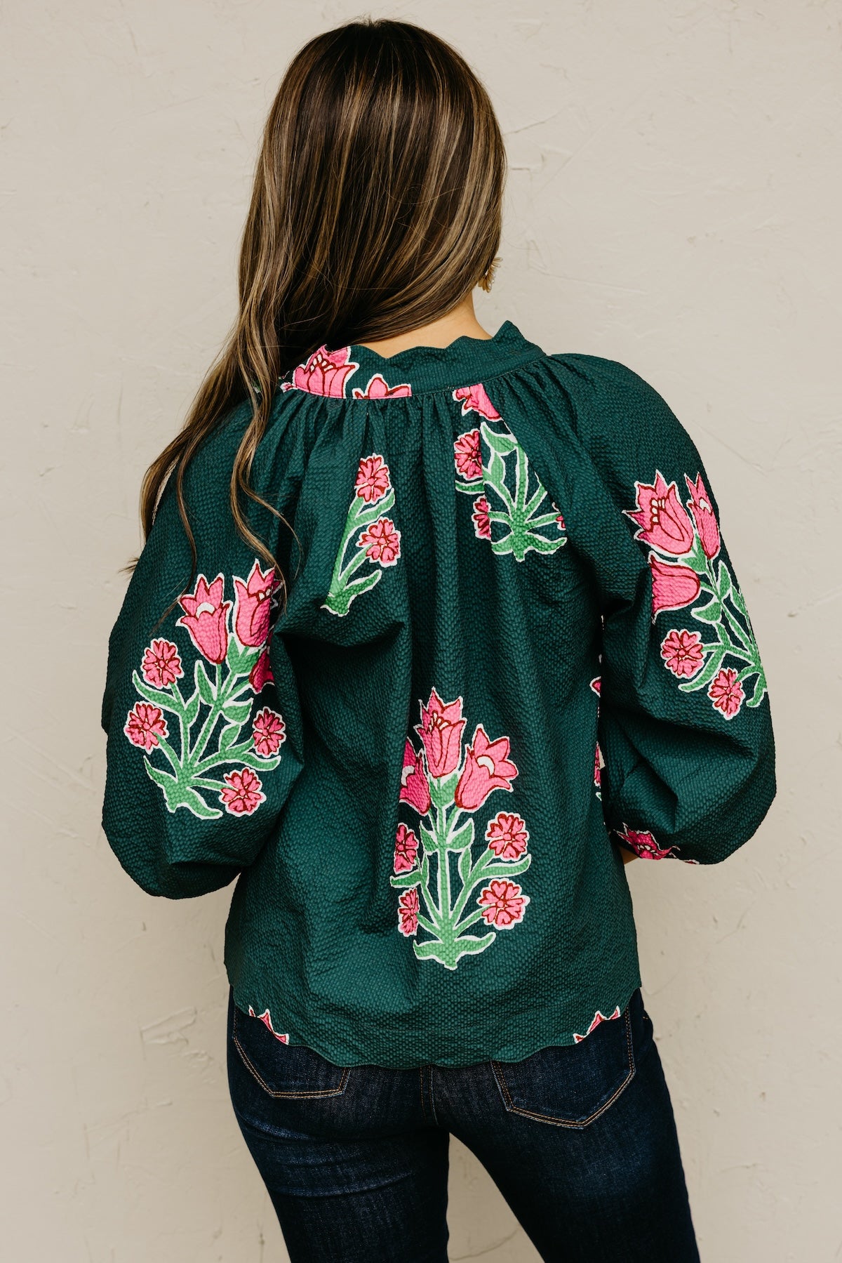The Missy Floral Woven Top