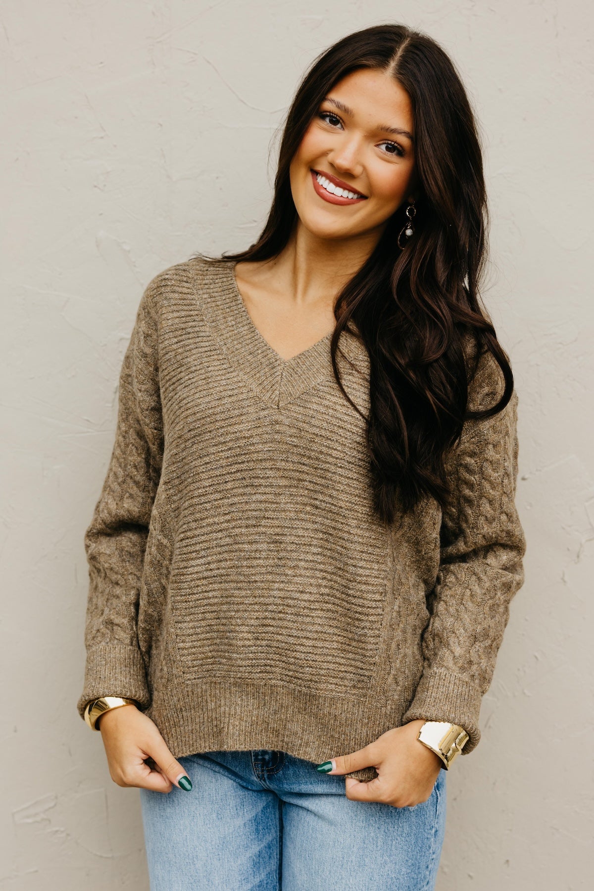 The Jene Cable Knit Sweater