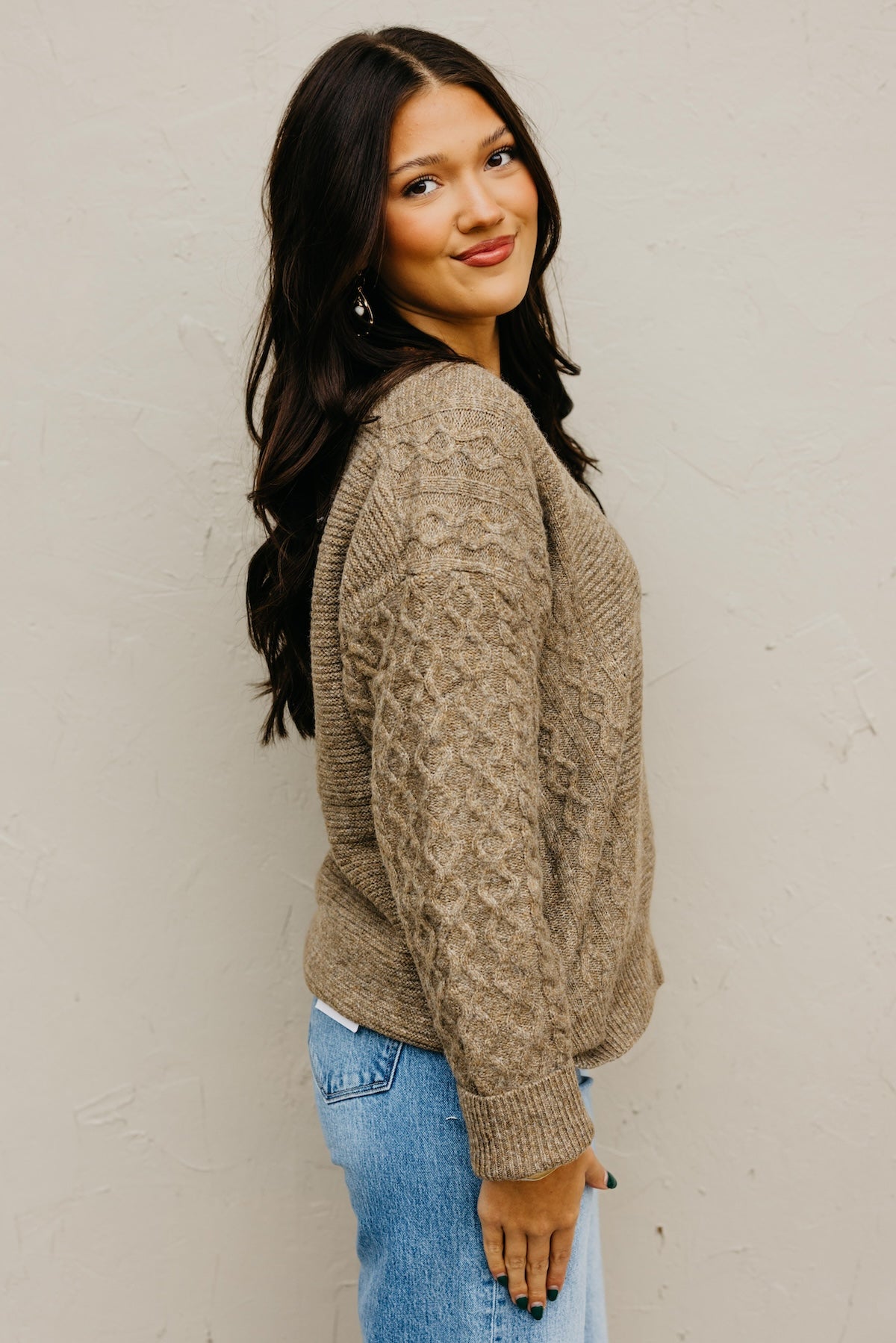 The Jene Cable Knit Sweater