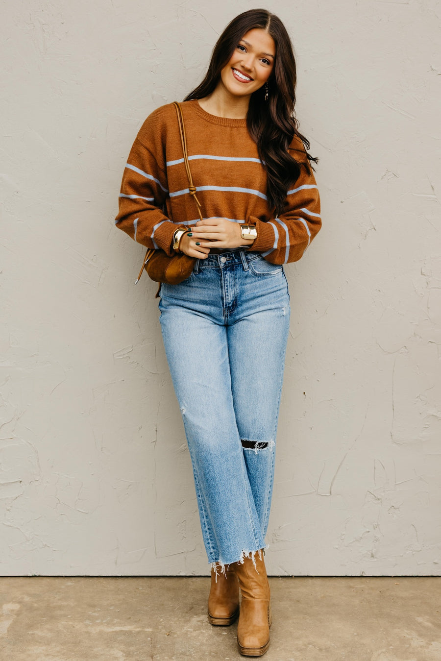 The Missler Striped Round Neck Sweater