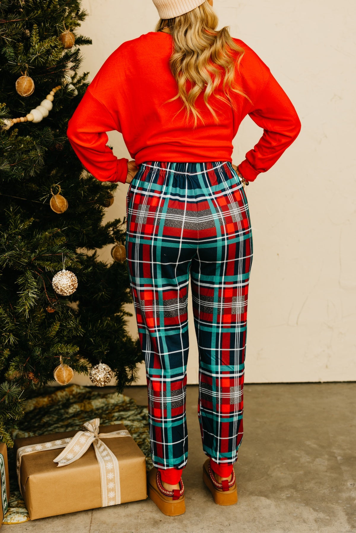 The All Is Bright Plaid Pajama Set