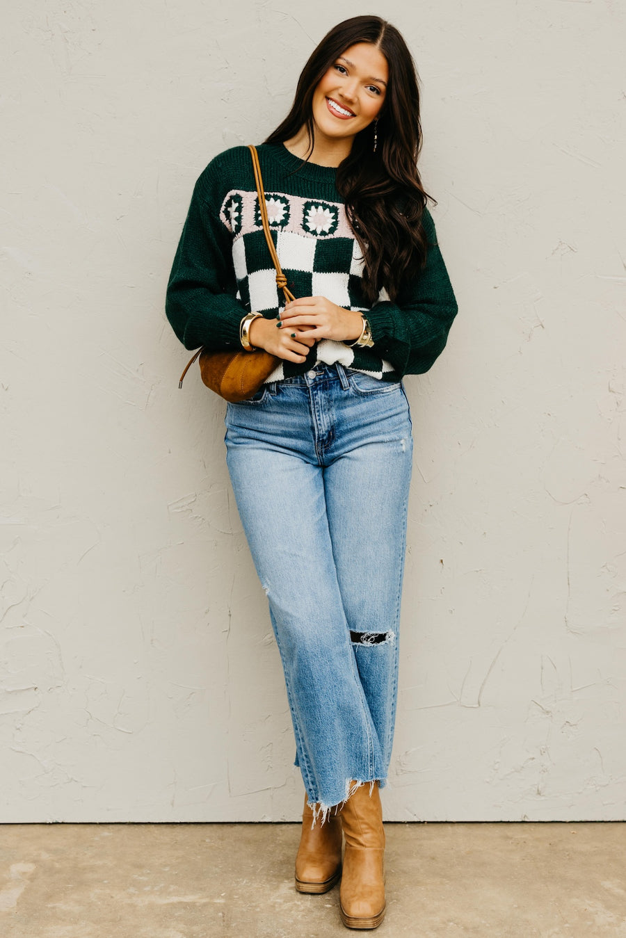 The Kailyn Checkered Sweater