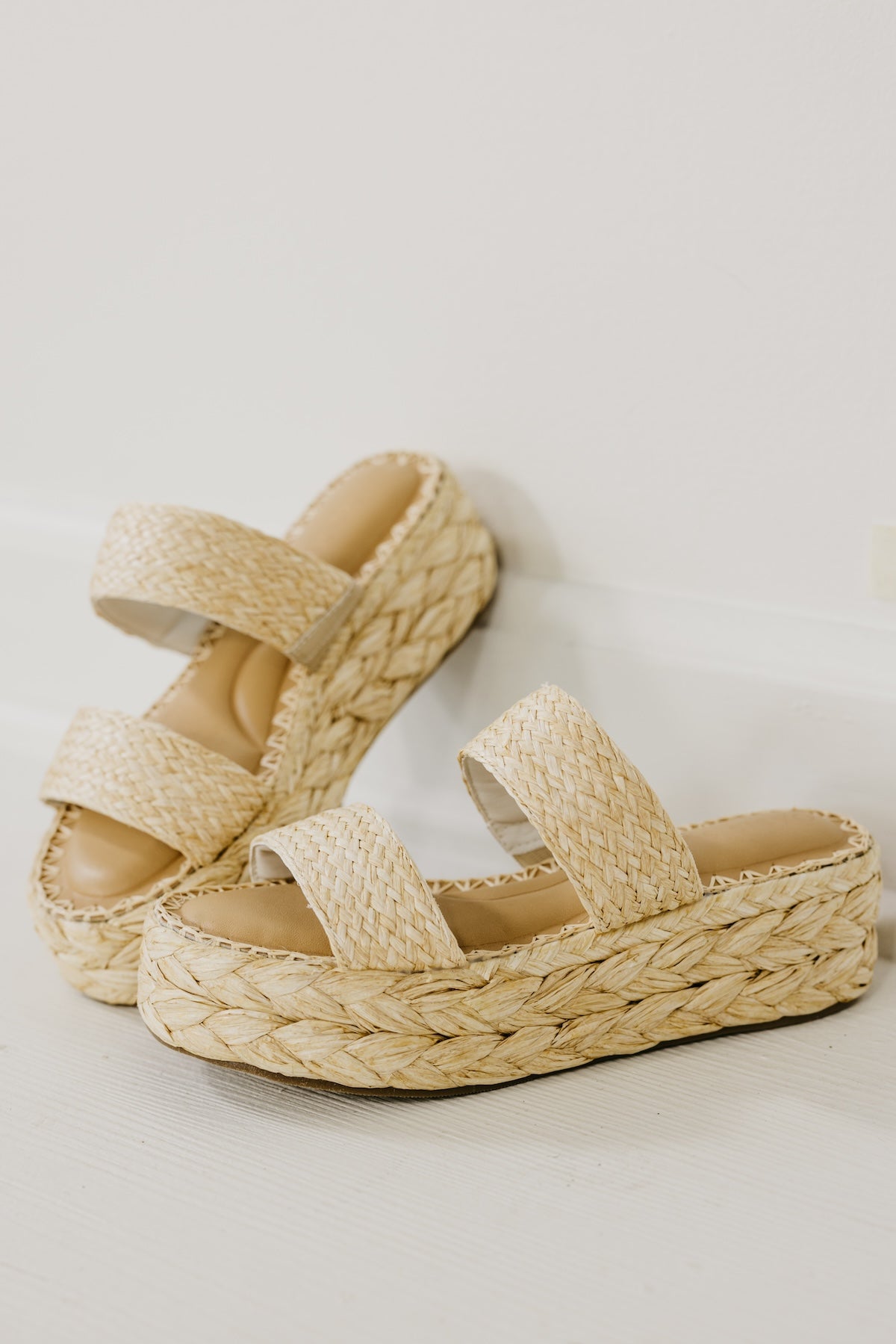 The Marley Double Strap Platform Sandal