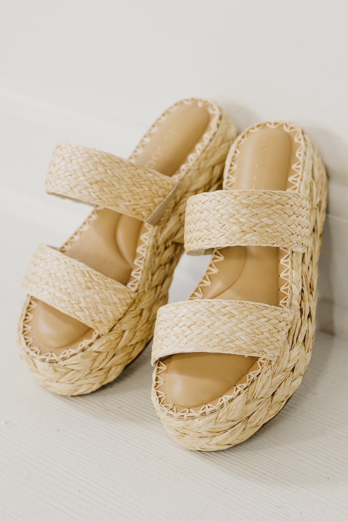 The Marley Double Strap Platform Sandal