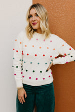 The Analia Gumdrop Pom Sweater