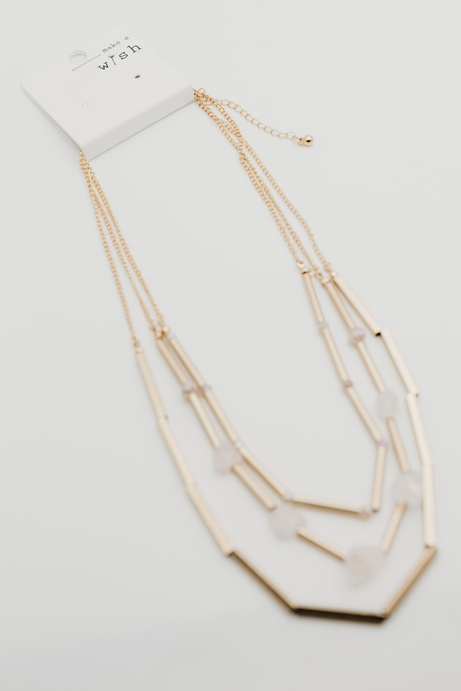 The McKinley Layered Stone Necklace