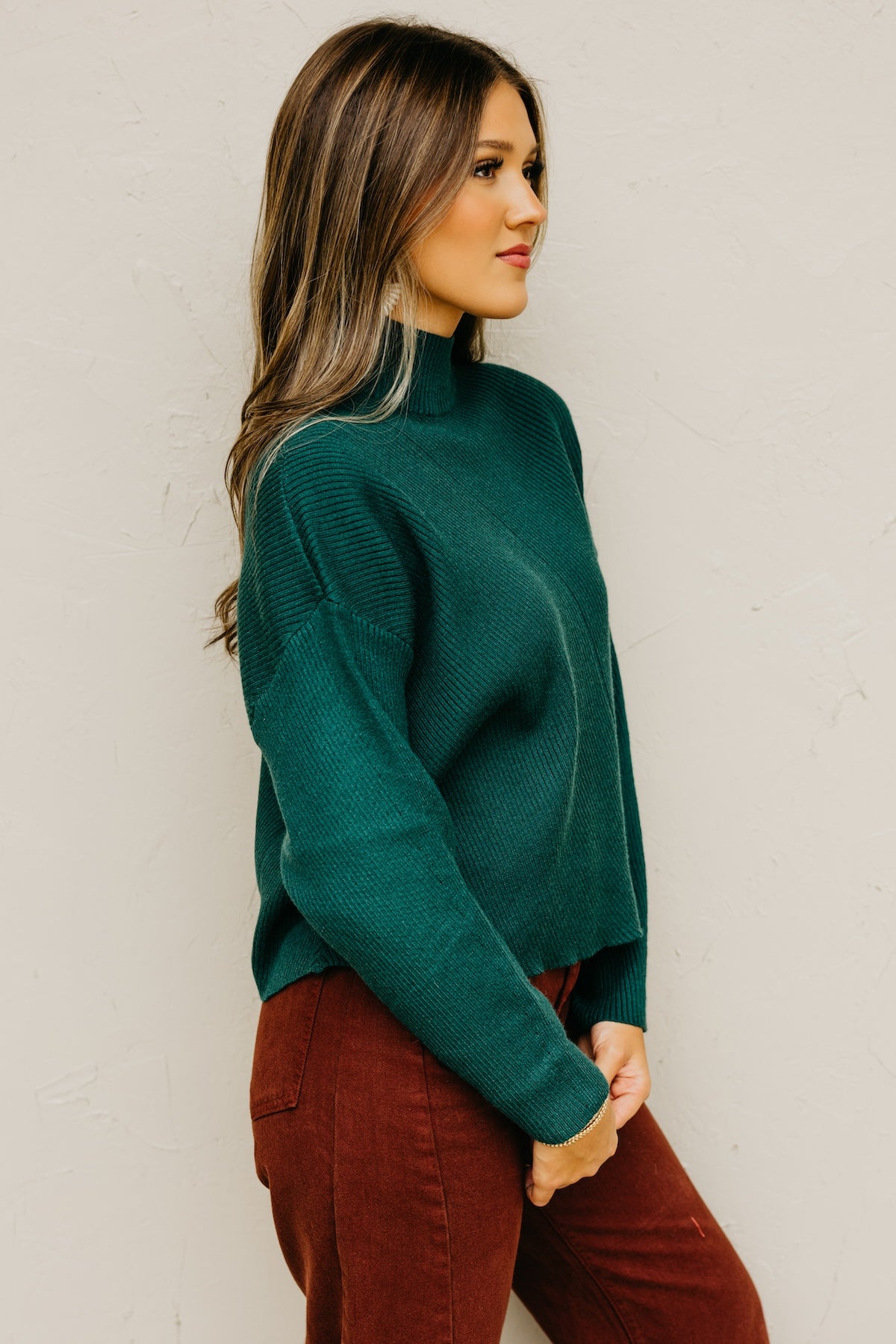 The Cyrus Diagonal Ribbed Sweater