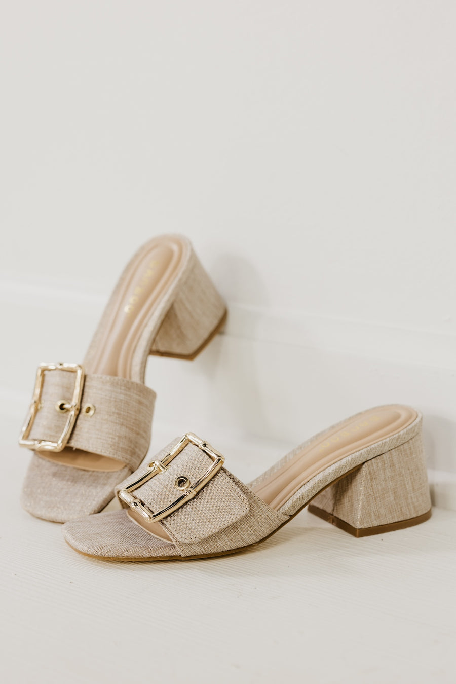 The Bobbie Metallic Block Heel