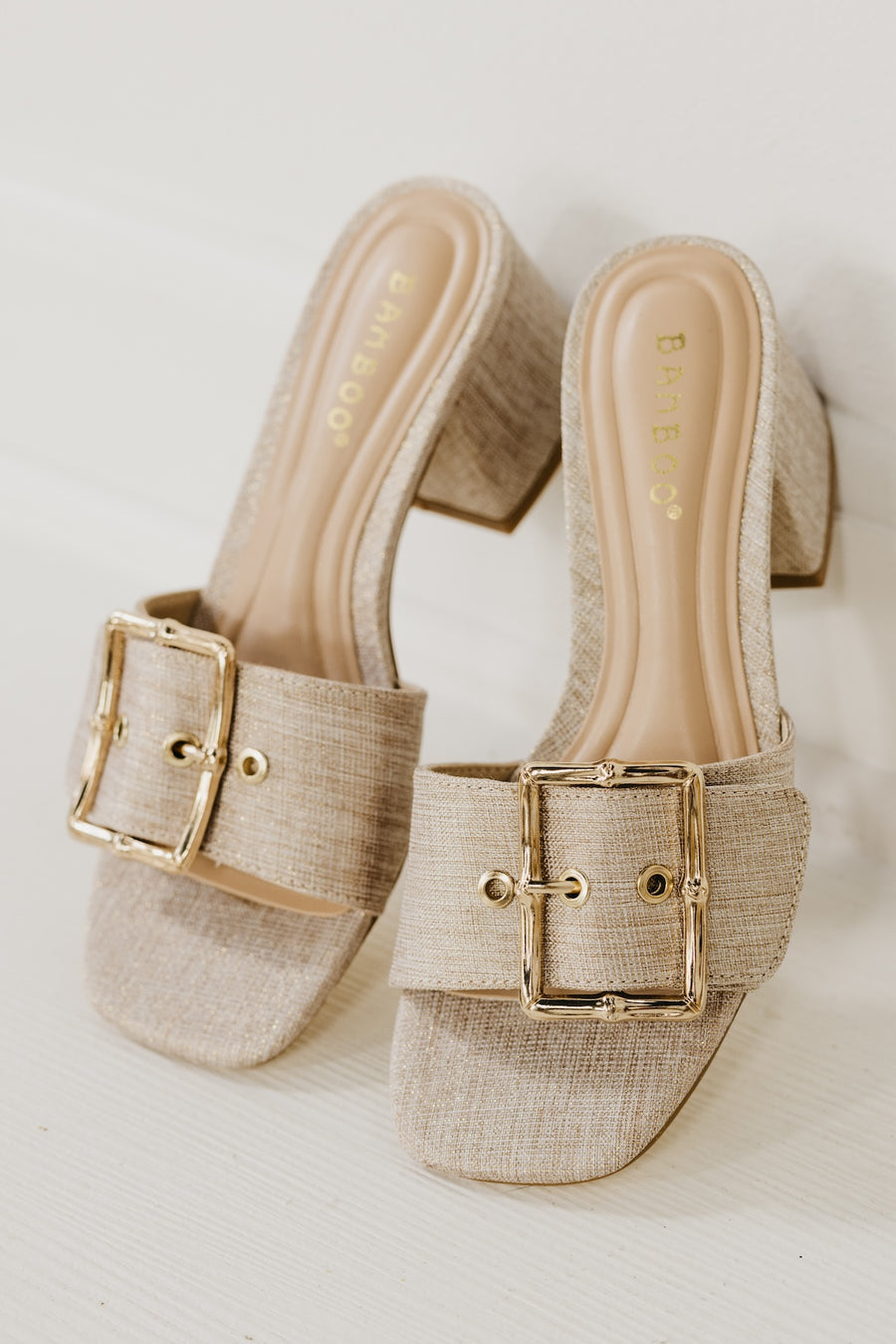 The Bobbie Metallic Block Heel