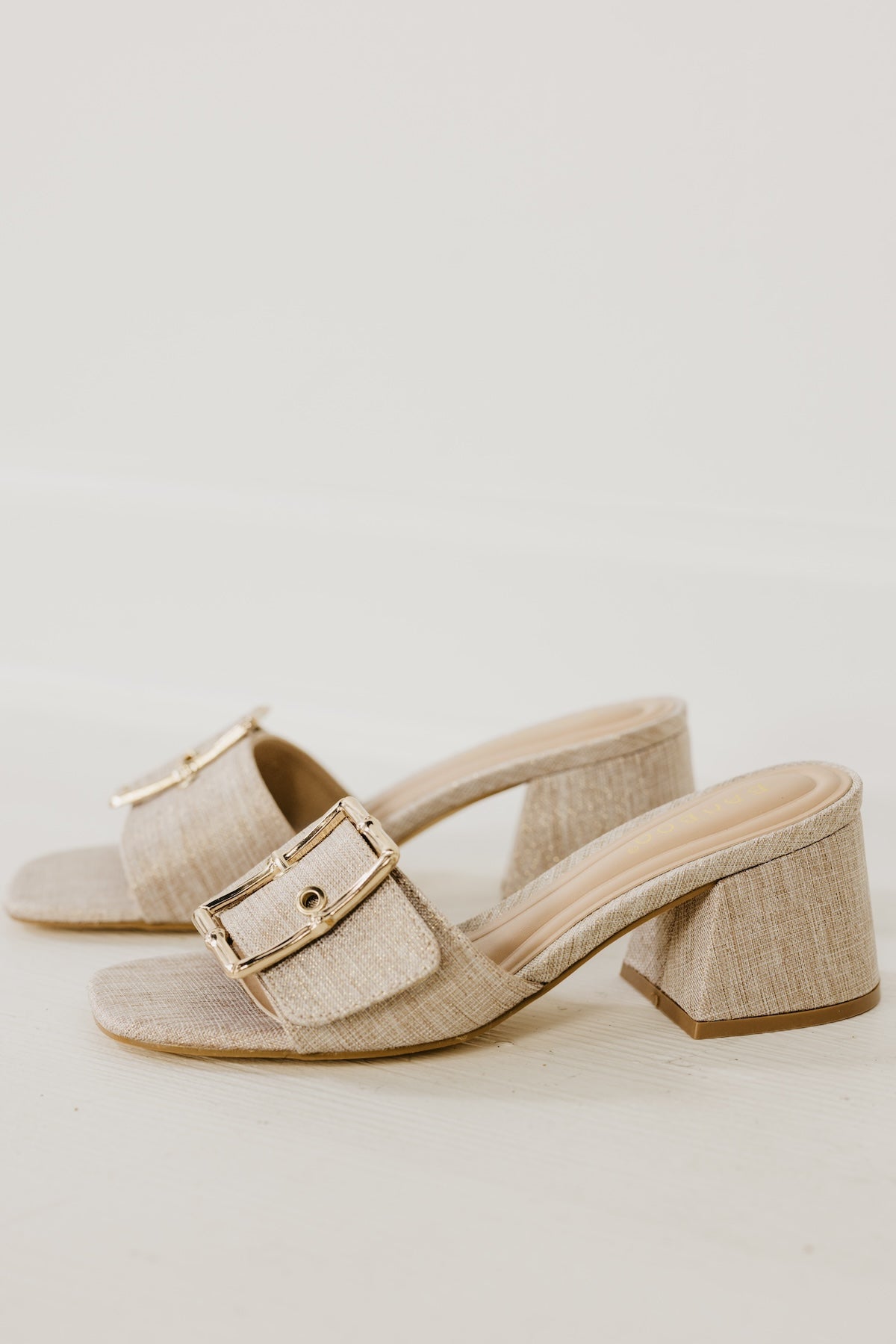 The Bobbie Metallic Block Heel