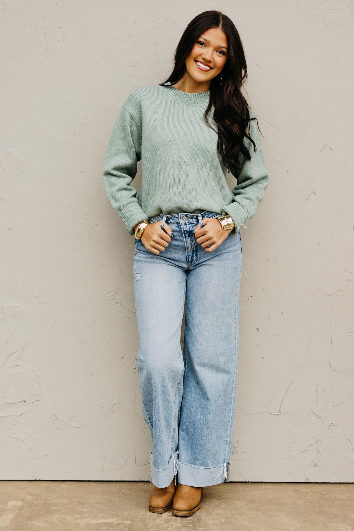 The Adeline Crew Neck Sweater