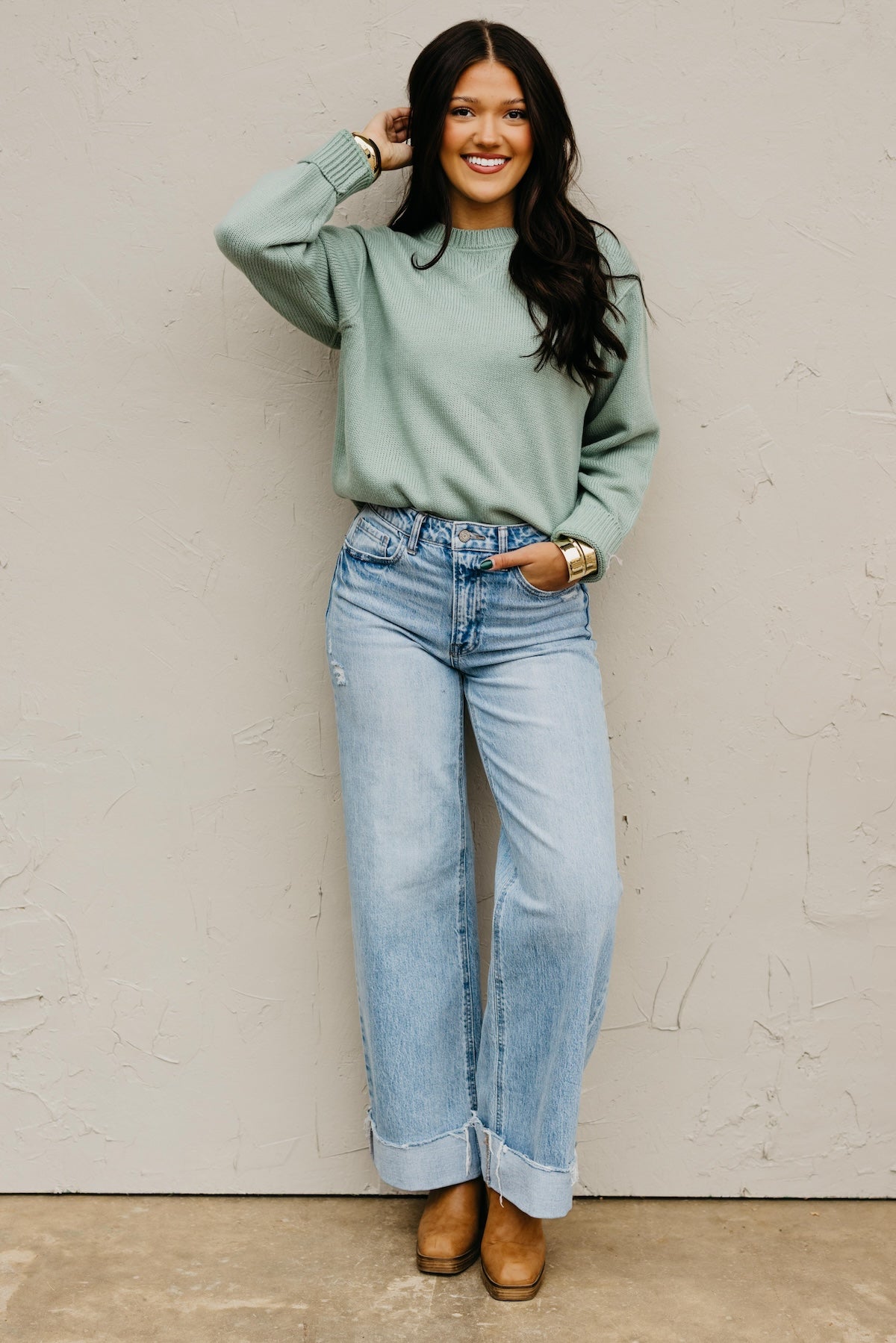 The Adeline Crew Neck Sweater