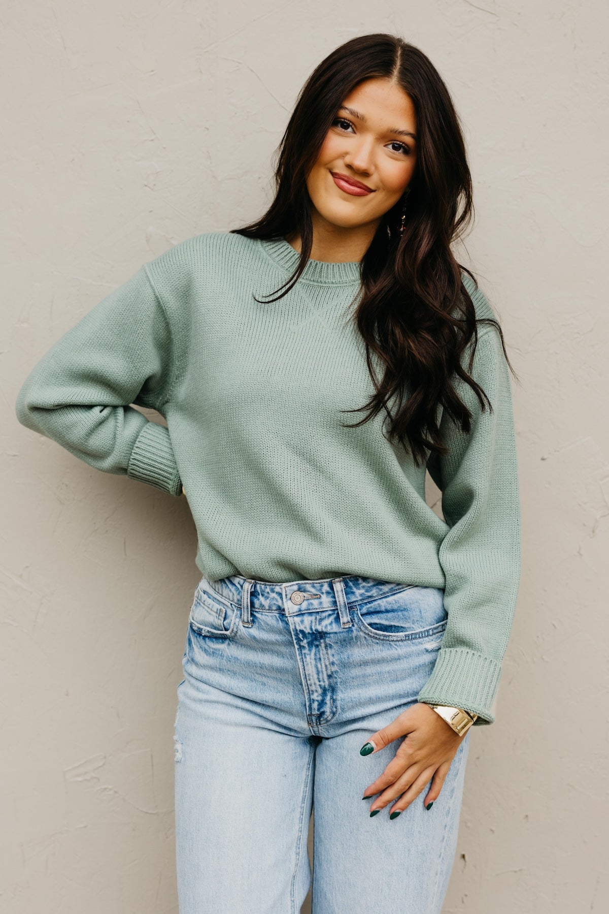 The Adeline Crew Neck Sweater