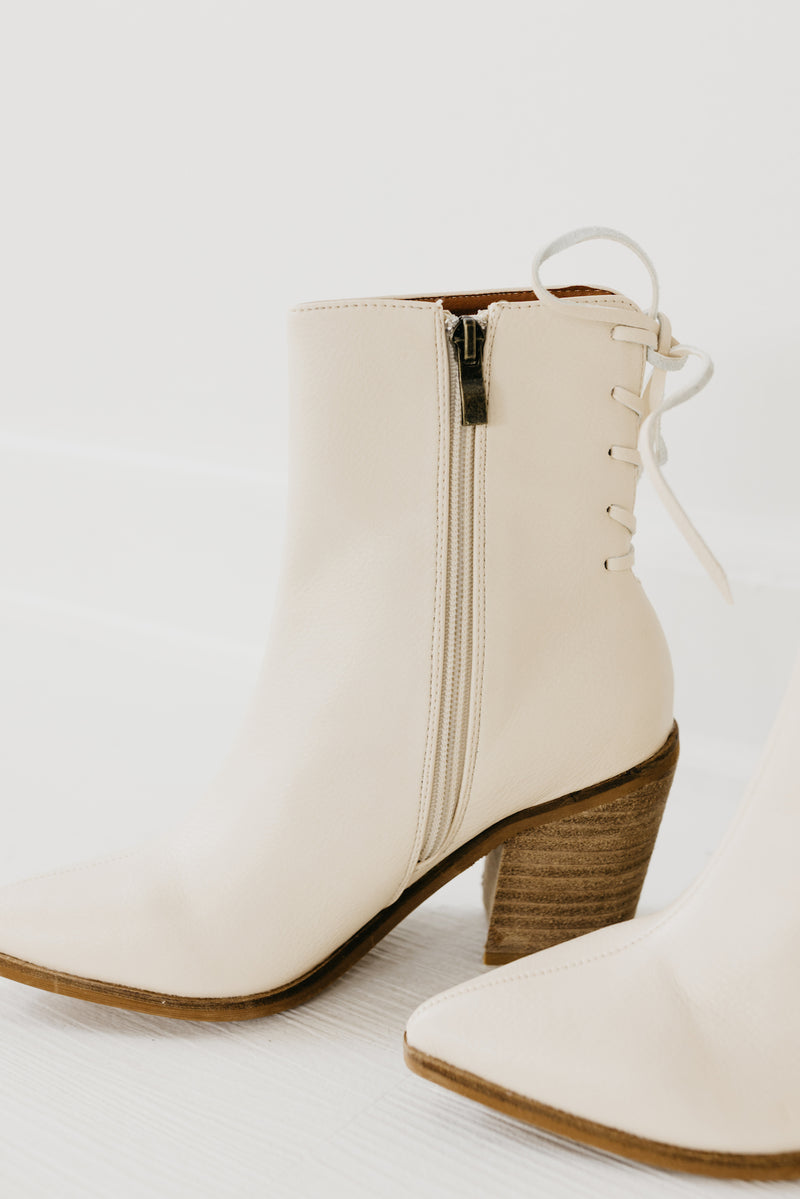 The Aster Lace Up Bootie