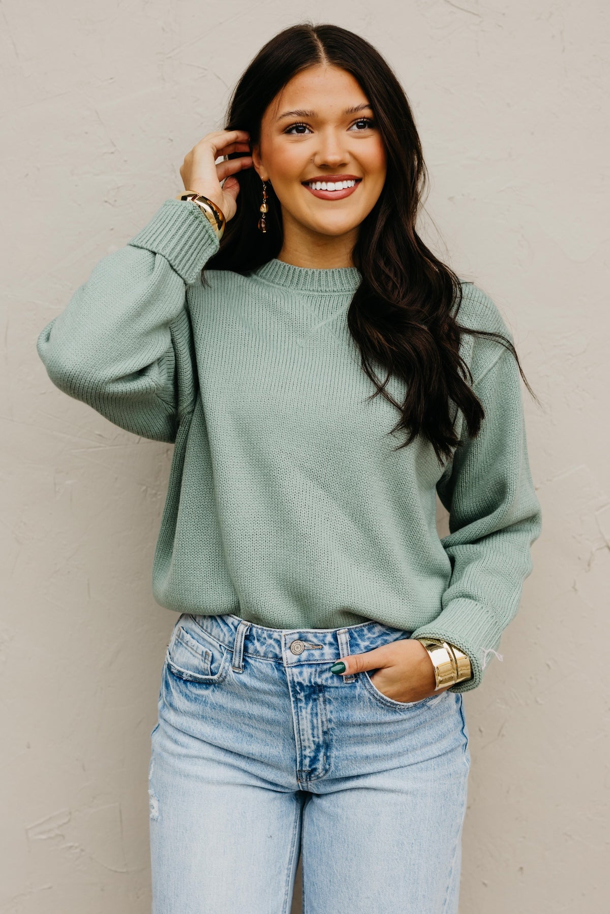 The Adeline Crew Neck Sweater
