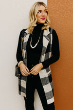 The Christine Buffalo Plaid Cardigan Vest