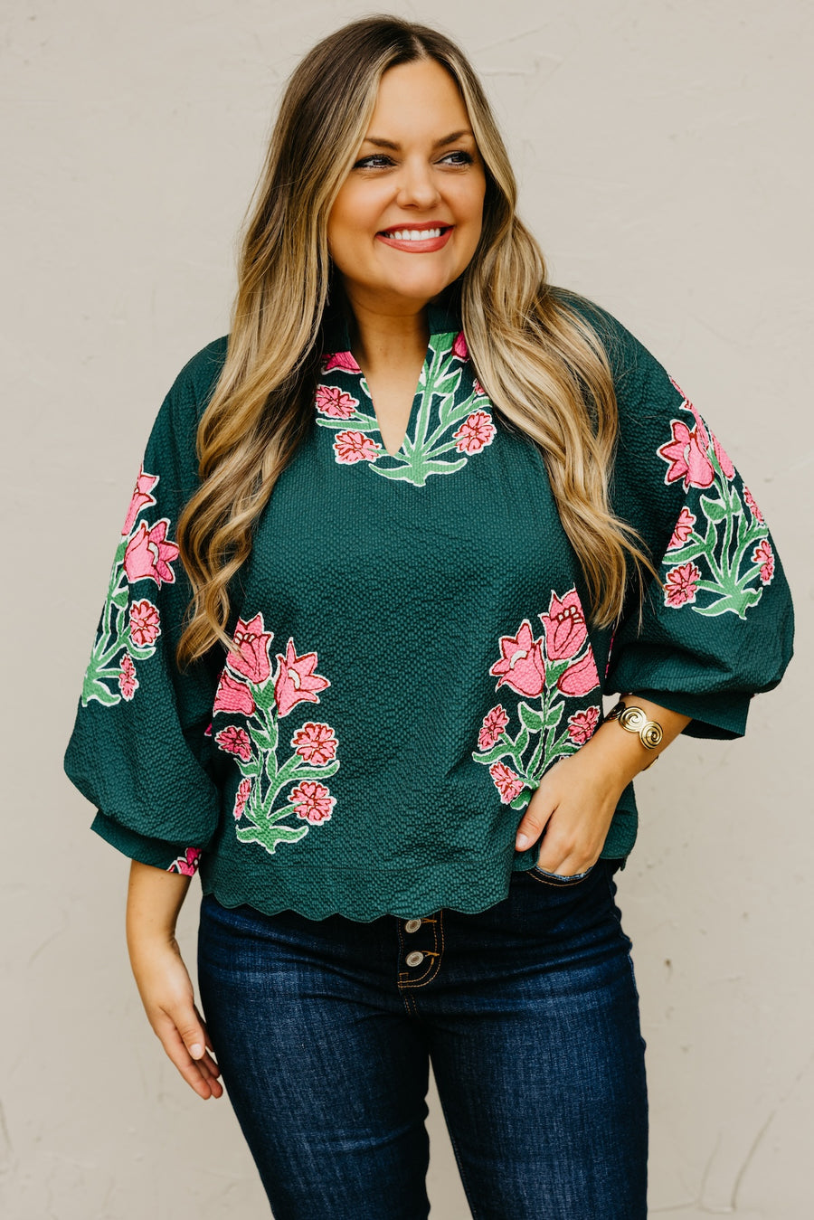 The Missy Floral Woven Top