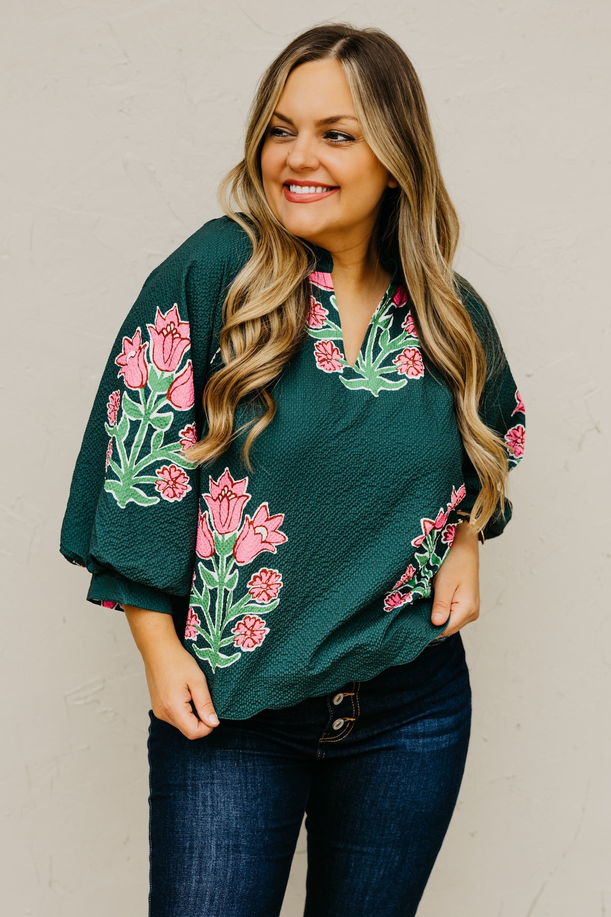 The Missy Floral Woven Top