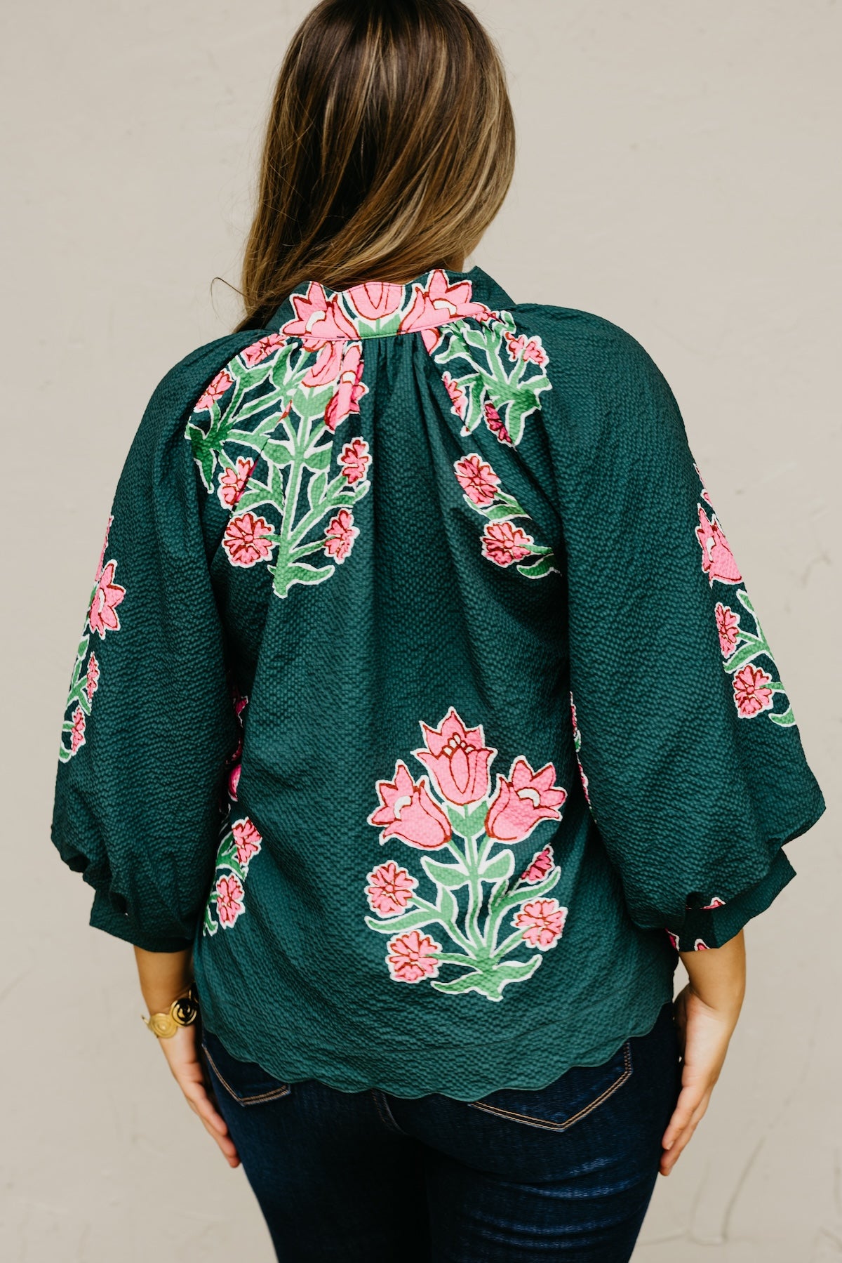 The Missy Floral Woven Top