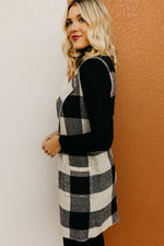 The Christine Buffalo Plaid Cardigan Vest
