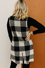 The Christine Buffalo Plaid Cardigan Vest