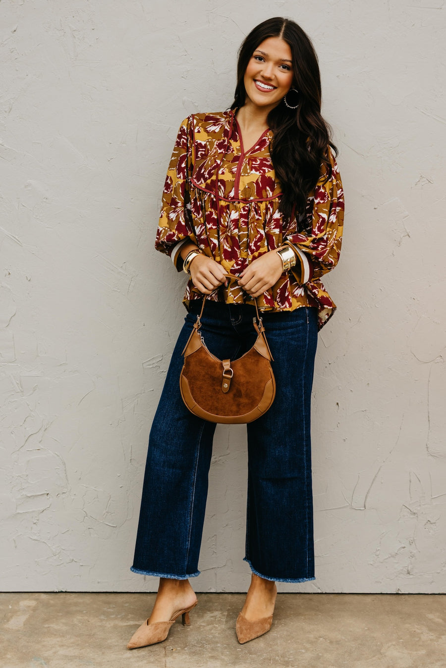 The Amber Floral Babydoll Top