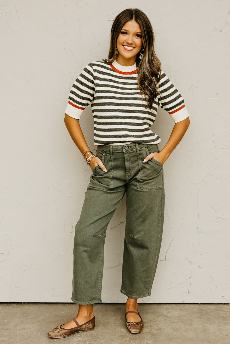 The Jezabel Striped Knit Top