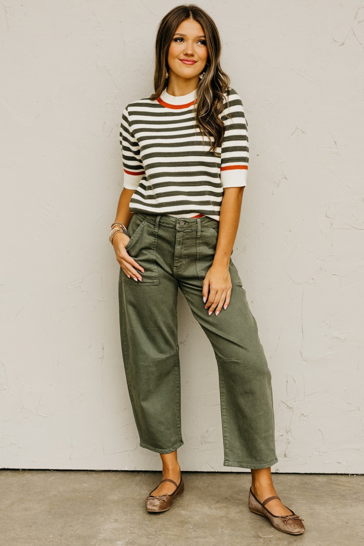 The Jezabel Striped Knit Top