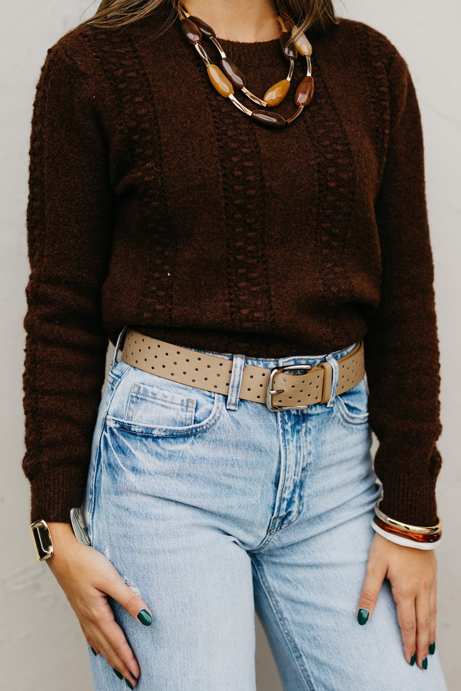The Haden Cut Out Belt