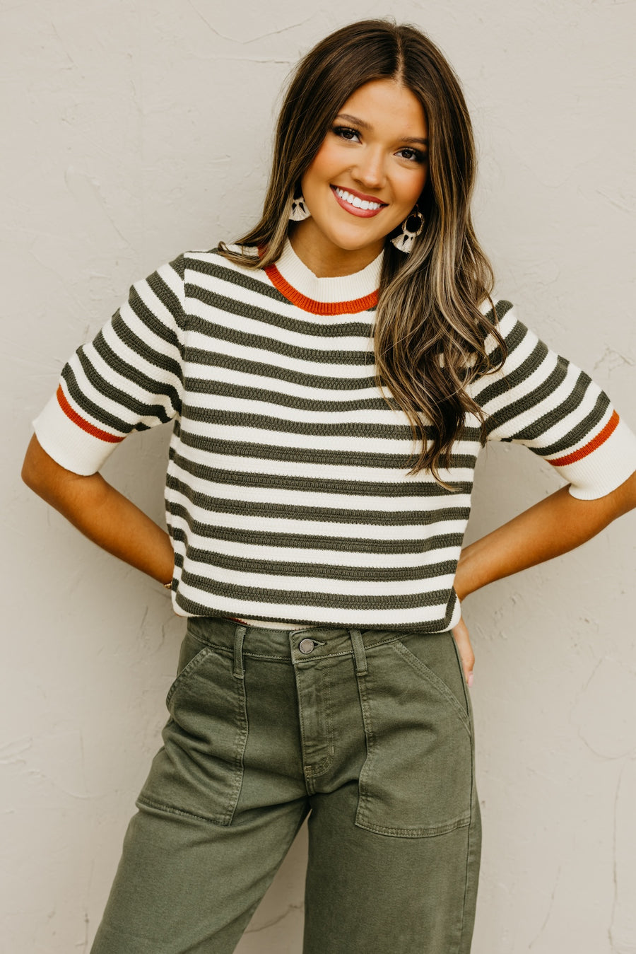 The Jezabel Striped Knit Top