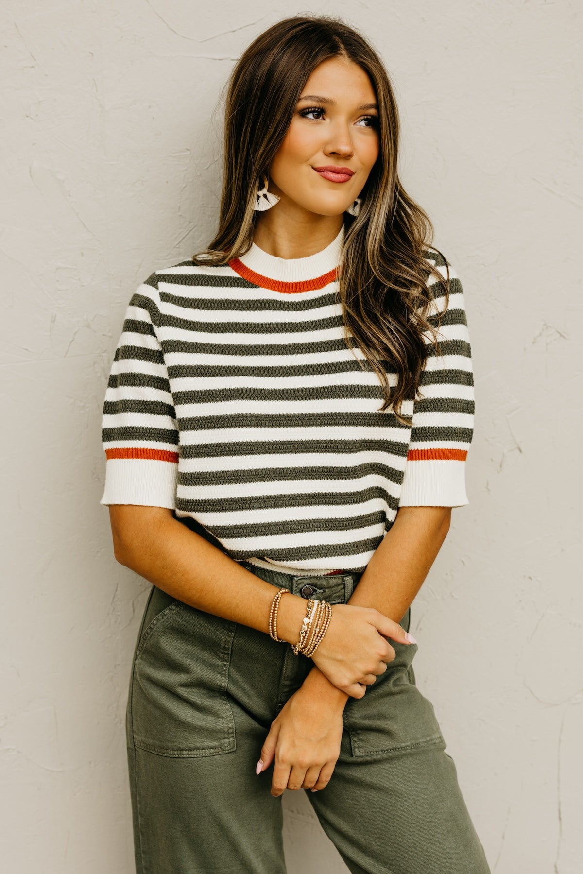 The Jezabel Striped Knit Top