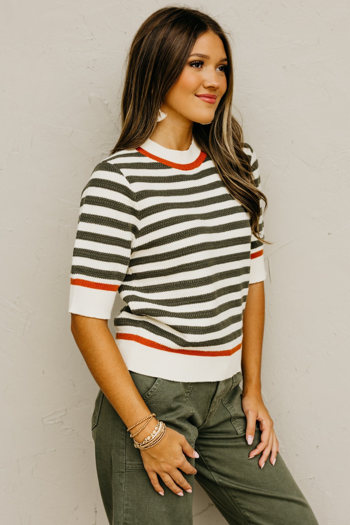 The Jezabel Striped Knit Top