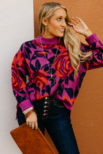 The Aryanna Floral Sweater