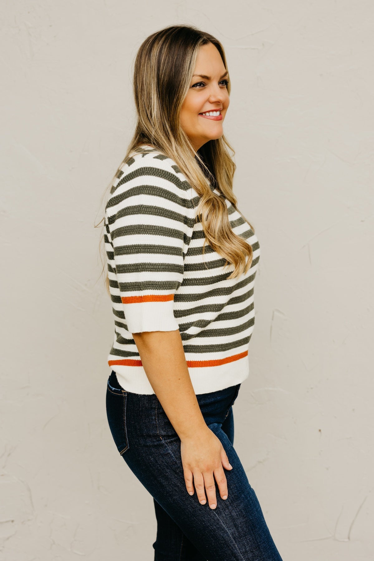 The Jezabel Striped Knit Top