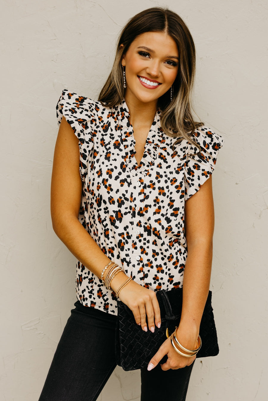 The Aurora Printed Button Front Shirt