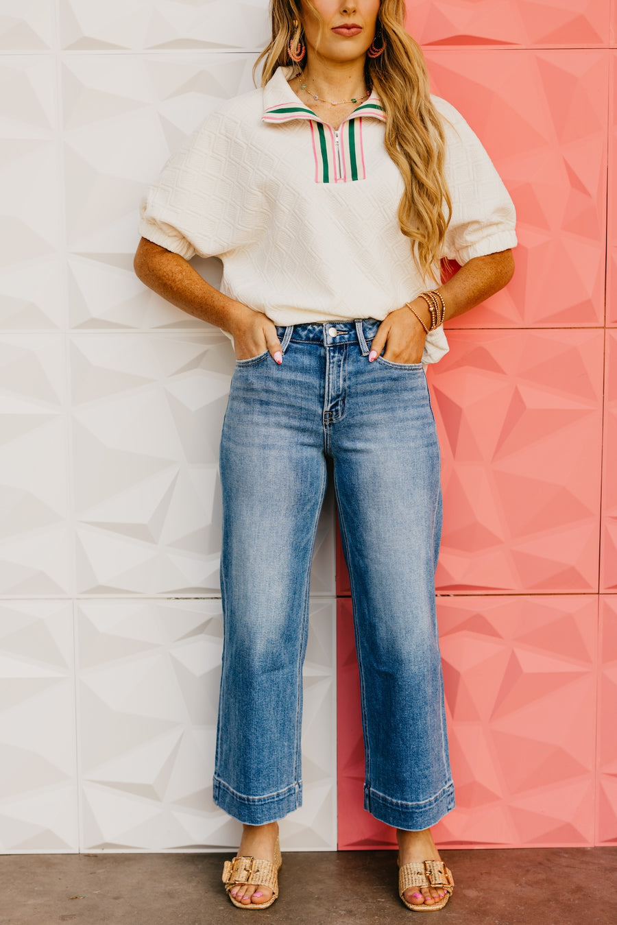 Flying Monkey Denim | The Sayler Crop Wide Leg Denim