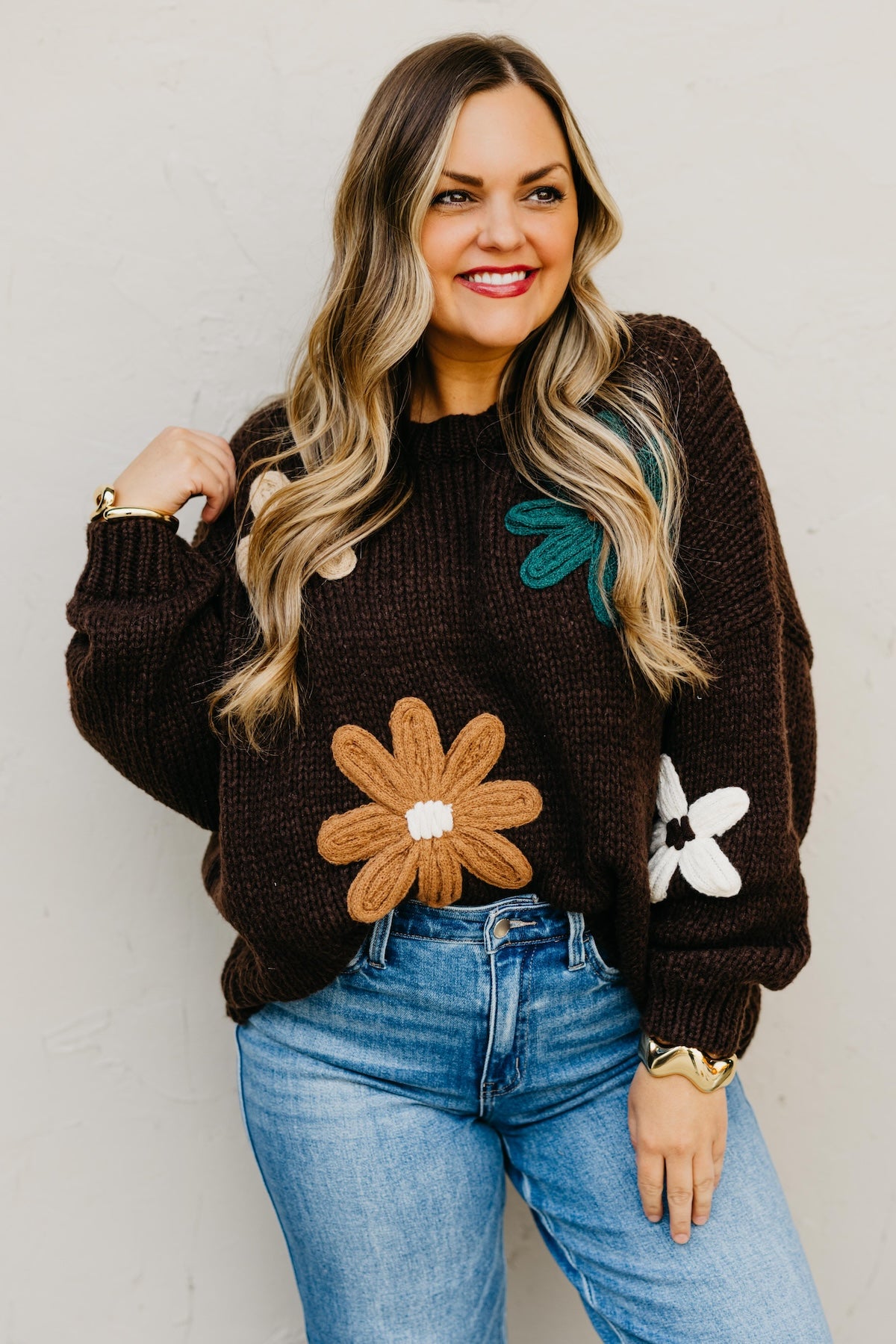 The Kaelyn Floral Sweater