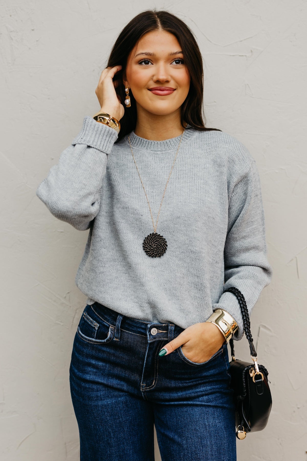 The Adeline Crew Neck Sweater