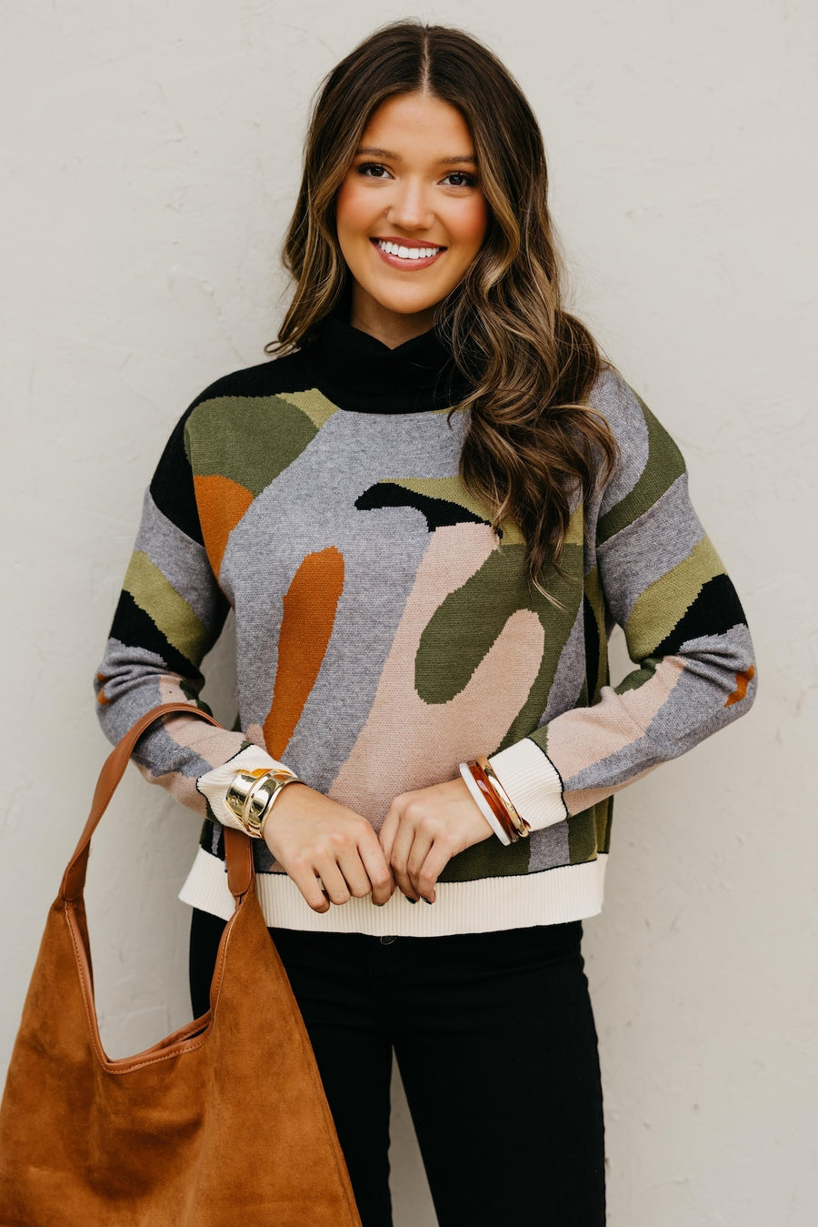 The Brentley Mock Neck Sweater
