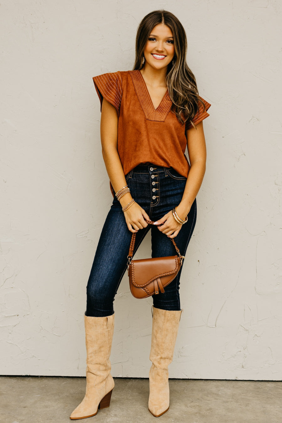 The Shelby Flutter Felt Top
