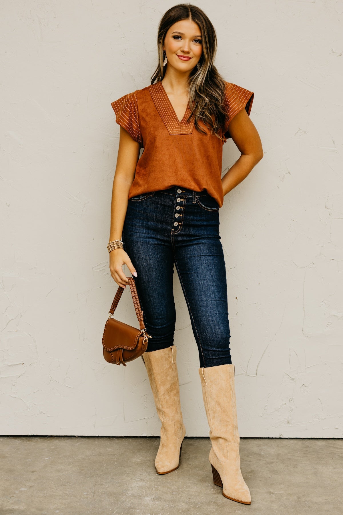 The Shelby Flutter Felt Top
