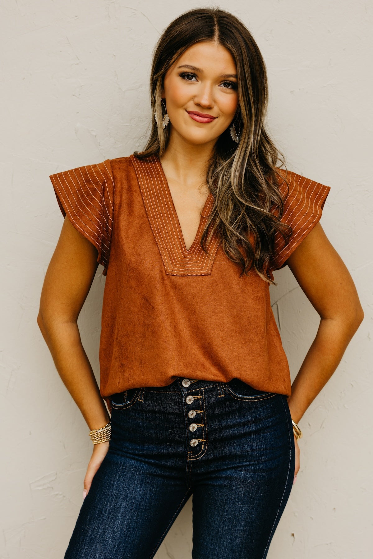 The Shelby Flutter Felt Top